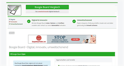 Desktop Screenshot of boogie-board.de